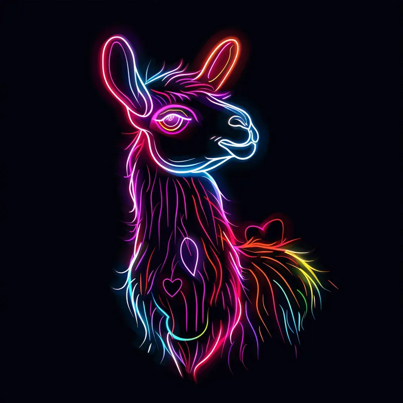 Neon Logo Prompts for Midjourney - Image 3