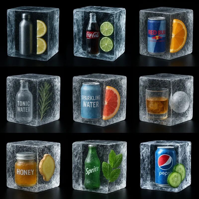 Drink Ice Icons Prompts for Gemini - Image 5